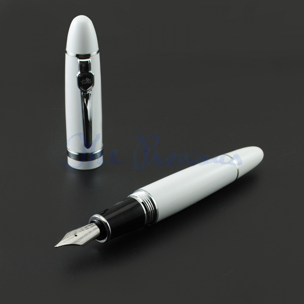 Jinhao 159 Metal Fountain Pen With Fine Nib (0.5mm) – Includes Converter, Great Gift